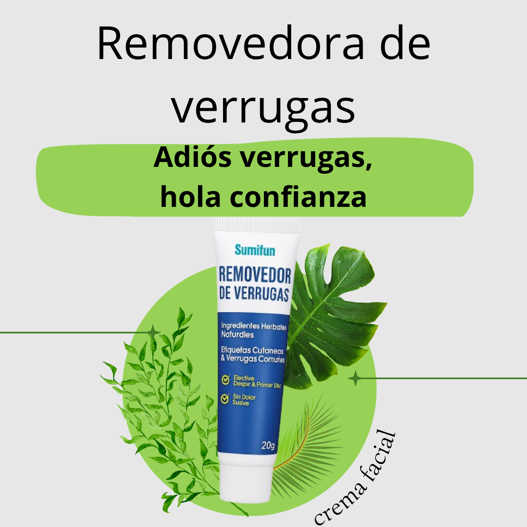 Crema removedora de verrugas