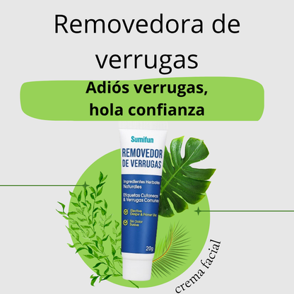 Crema removedora de verrugas